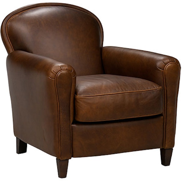 Soft Line America Waco Tobacco Leather Chair 422-001 CHR 37601 006388192