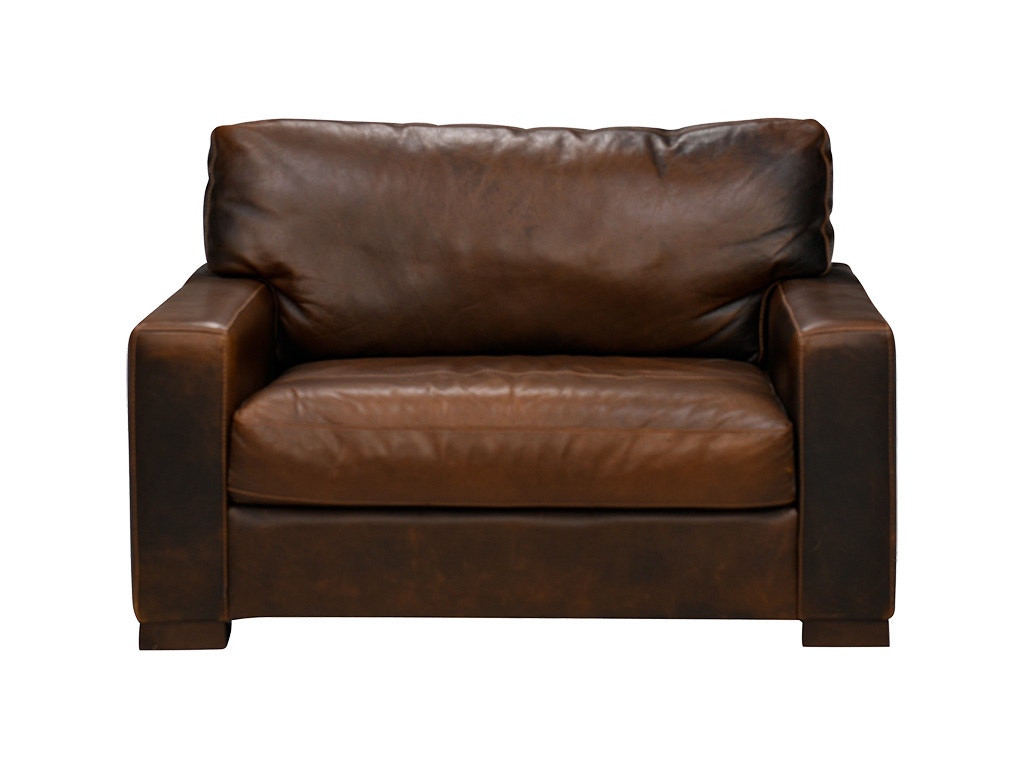 Soft Line America Waco Brown Leather Maxi Chair 7003049 CHR Waco Brown
