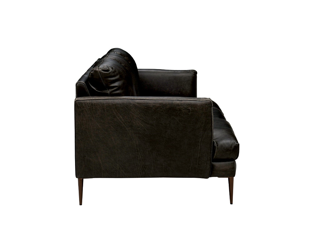 Soft Line America Waco Gray Leather Sofa 7494003