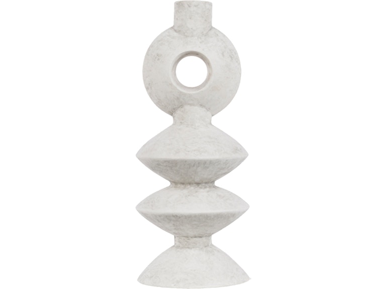 Surya Yagya White Ceramic Vase YAG-005 YAG-005