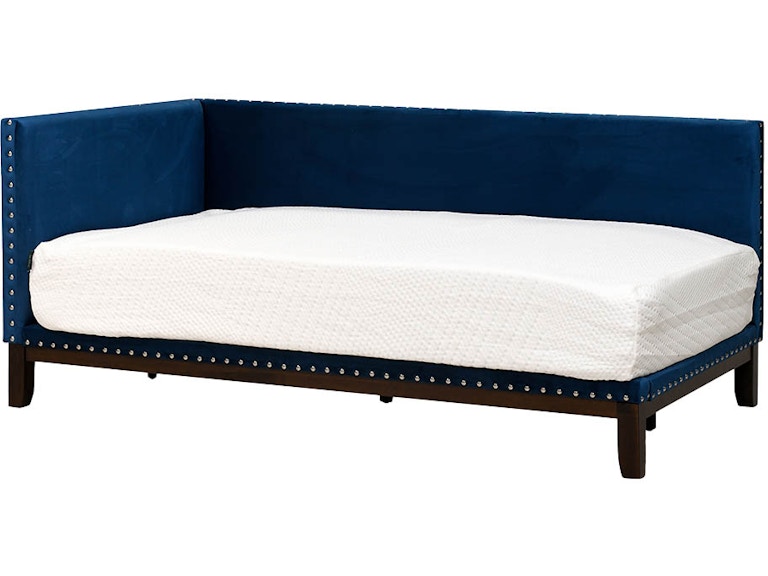 The Monday Company Tranquility Navy Upholstered Twin Daybed with 12" Mattress 131950089