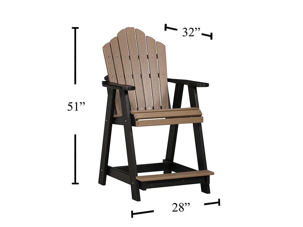 Outdoor chairs best sale counter height