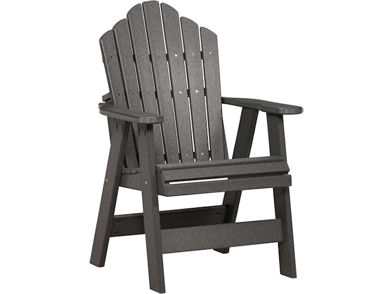 Tru180 Scallop Back Slate Outdoor Dining Chair CPA001-D-S SS 419583899