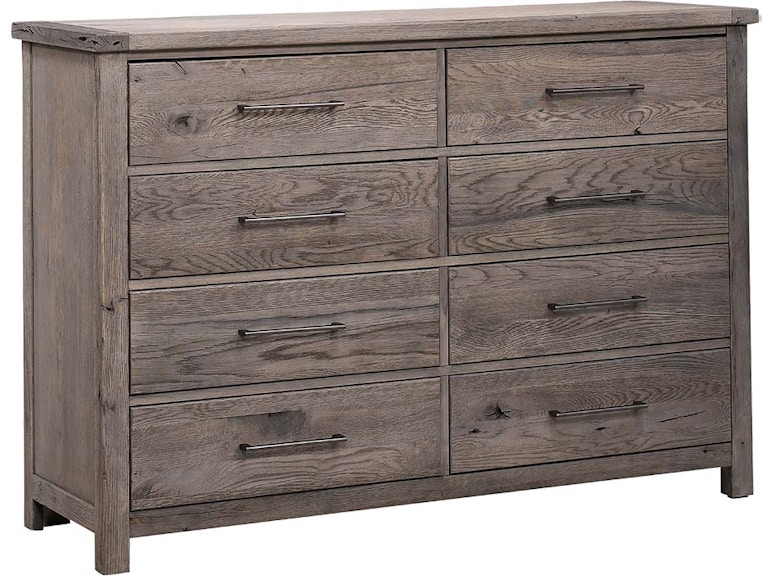 Vaughan-Bassett Furniture Company Dovetail Mystic Grey 8 Drawer Dresser 751-002 185684135