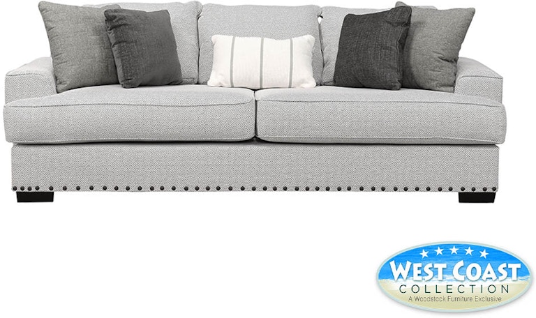 West Coast Collection Delfina Tagus Pewter Sofa DLFSOF Tagus Pewter 917022356