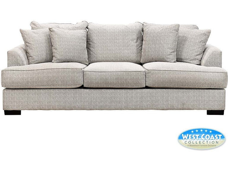 West Coast Collection Pipeline Diana Nickel Down Sofa 770937783