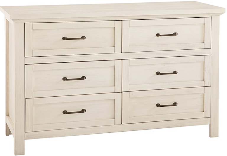 WESTWOOD DESIGN Westfield Brushed White 6 Drawer Dresser 349914885