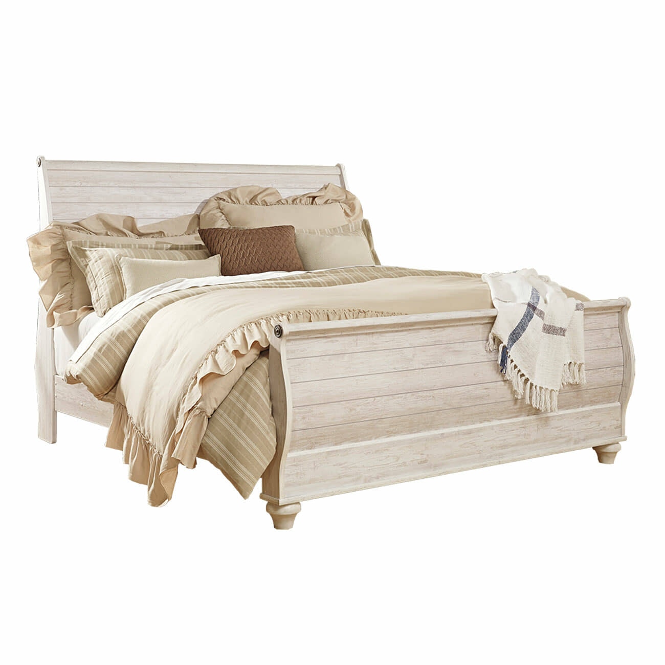 Signature Design By Ashley Willowton Sleigh Bed B267