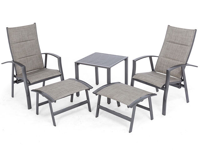 Outdoor/Patio Ventura 5 Pc. Seating Set with 24 in. End Table 5994352