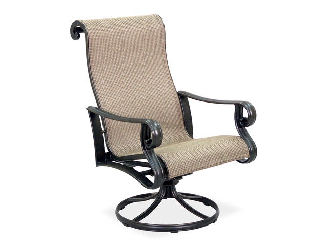 Outdoor Patio Carlsbad Sling Aluminum Swivel Rocker 1864167