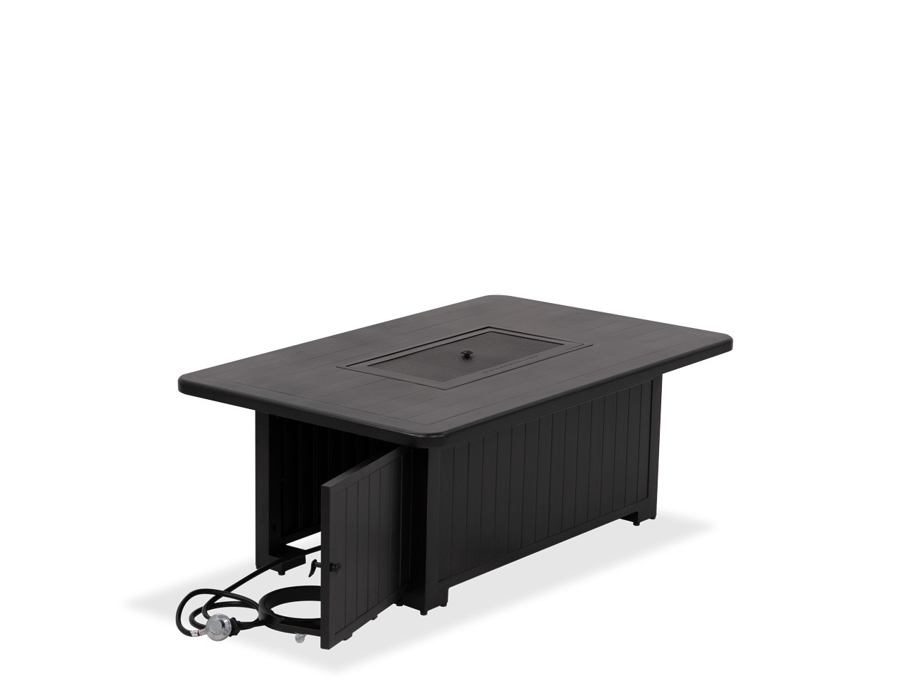 Outdoor Patio Solstice Aged Bronze Aluminum 58 X 36 In Lp Gas