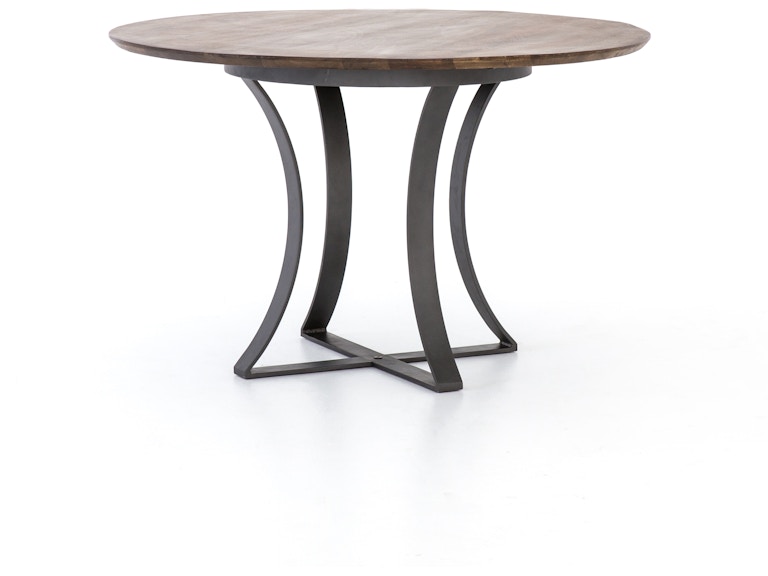 48 Inch Gage Dining Table Brown