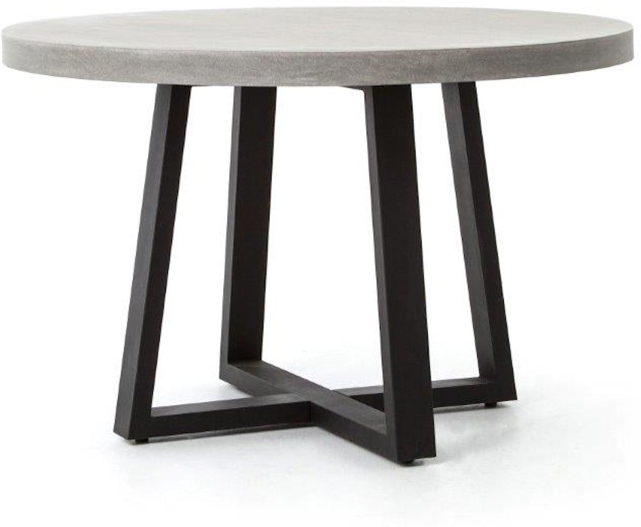 Four Hands 48 Inch Cyrus Round Dining Table Vcns F006a Seldens Designer Home Furnishings