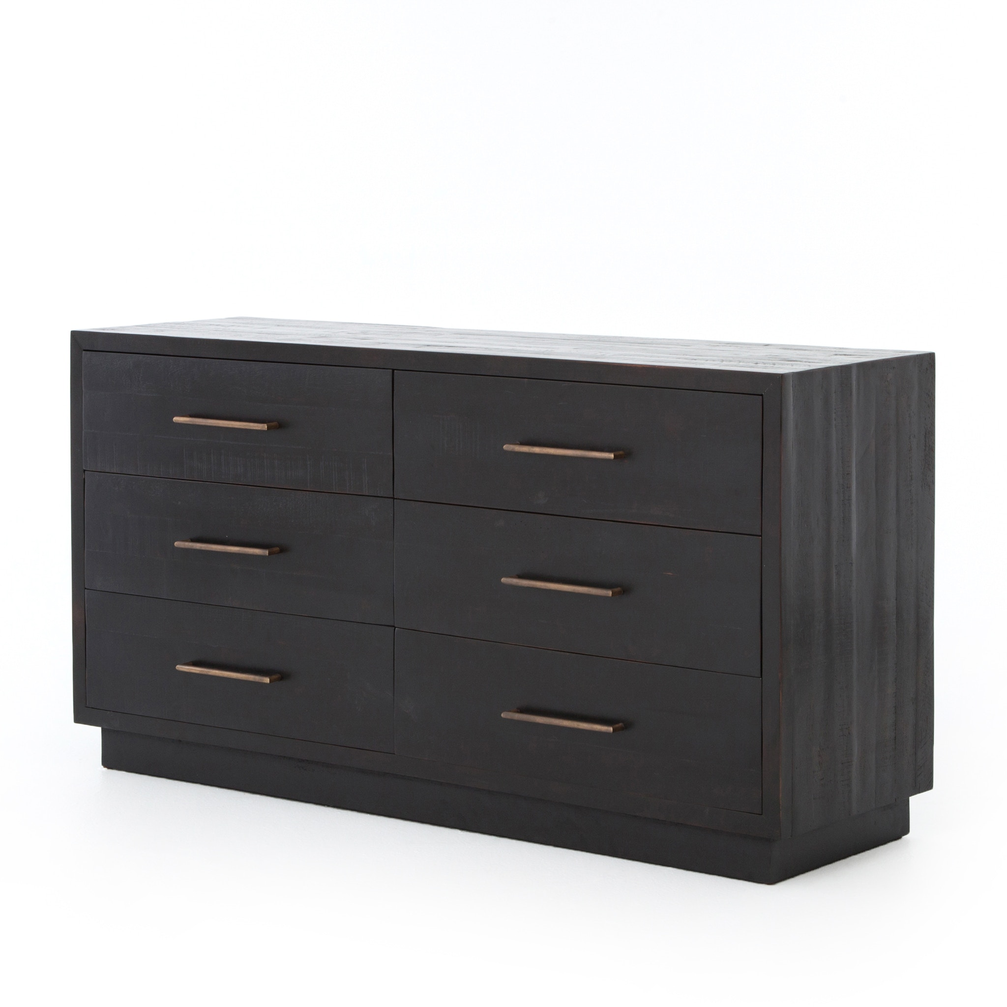 Four Hands Suki 6 Drawer Dresser Burnished Black Vhad F183