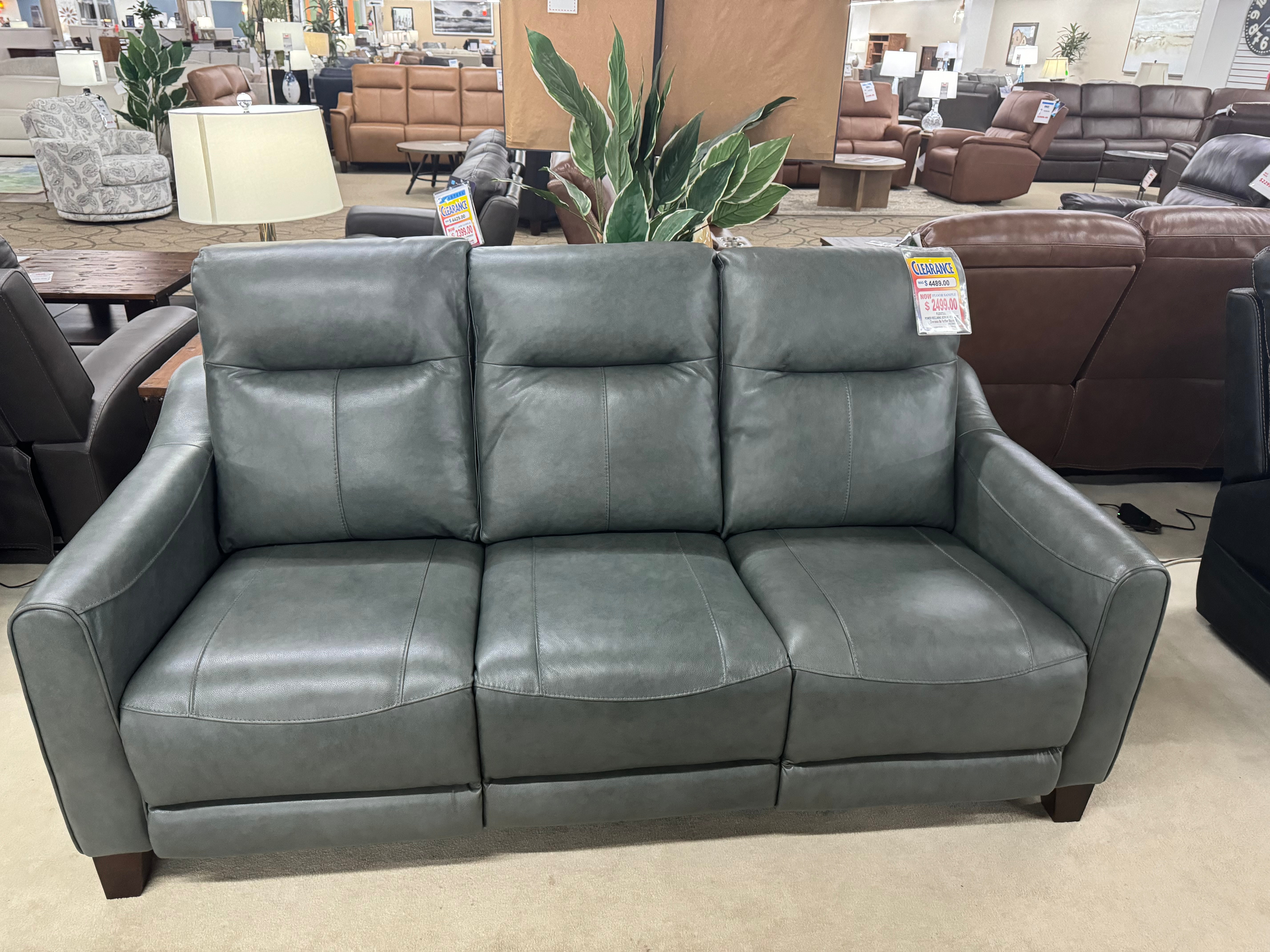 Flexsteel deals leather sectional