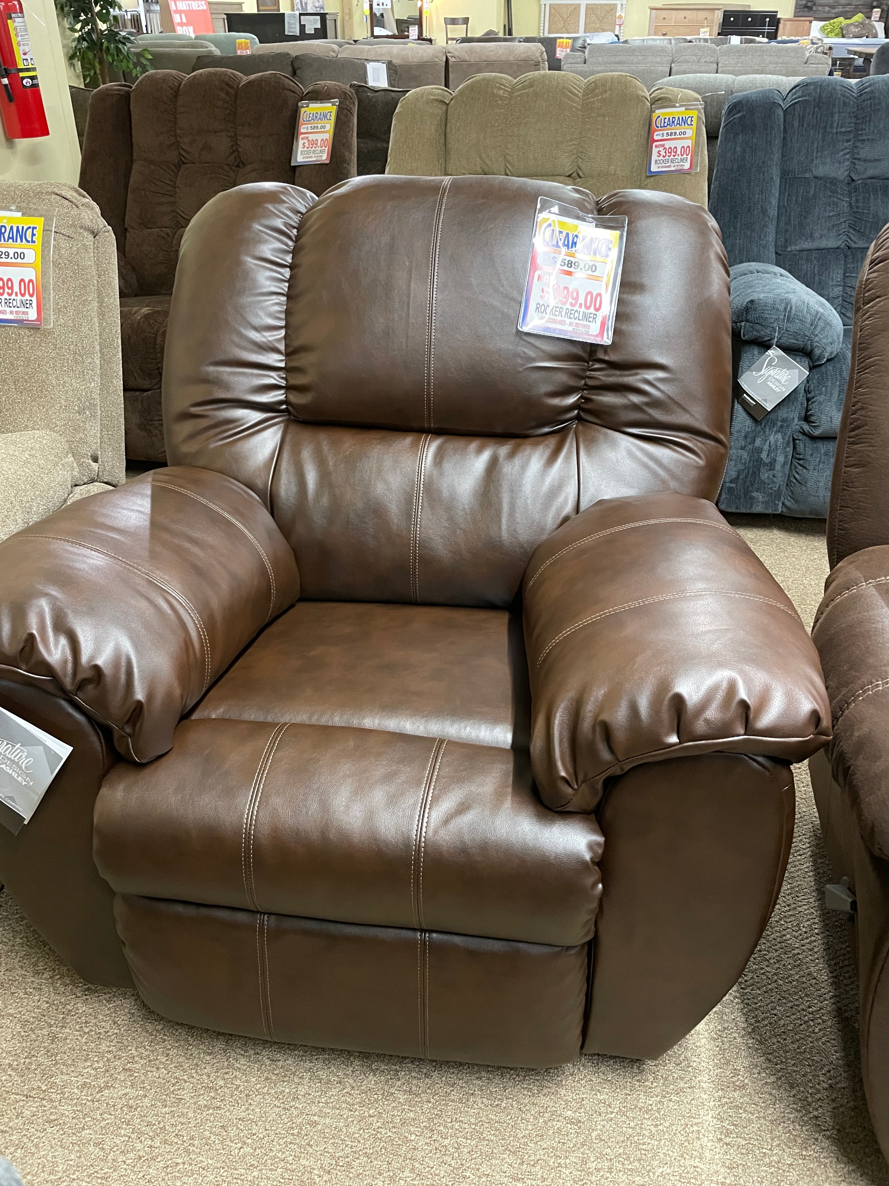 ashley furniture big and tall recliner