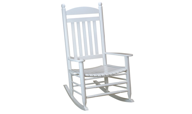 White outdoor rocking chair hot sale