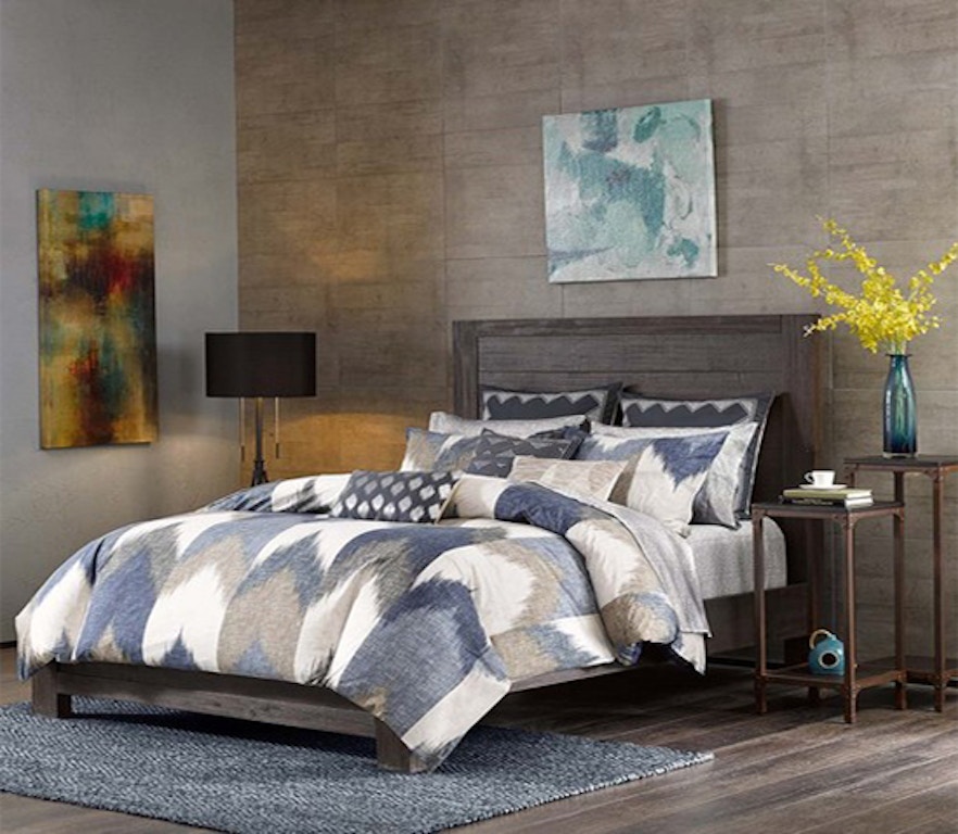 Buy Grey And Blue Agate Pattern Bed Cushion Set at 20% off – Staunton and  Henry