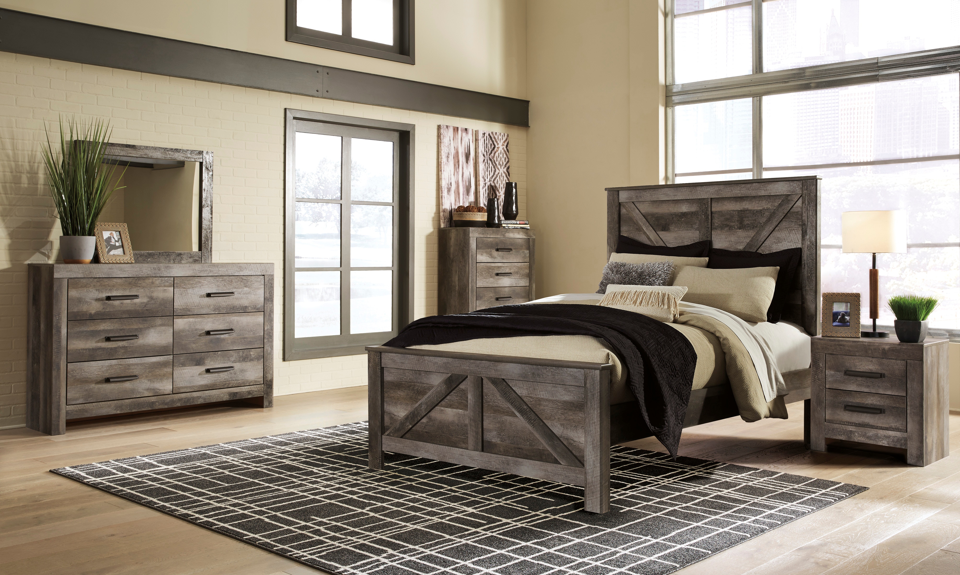 Farmers furniture king online size bedroom sets