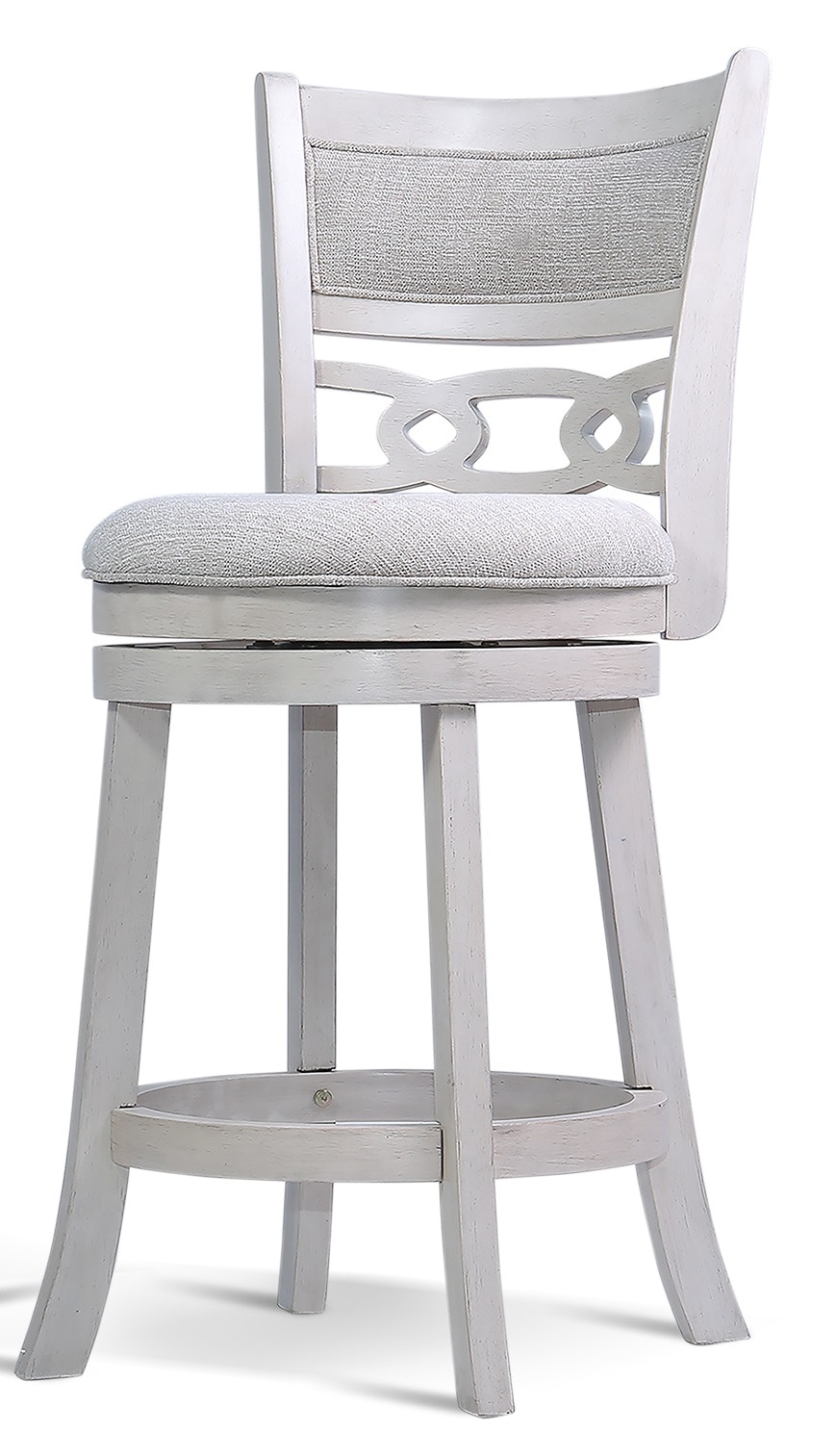 White discount stool chair