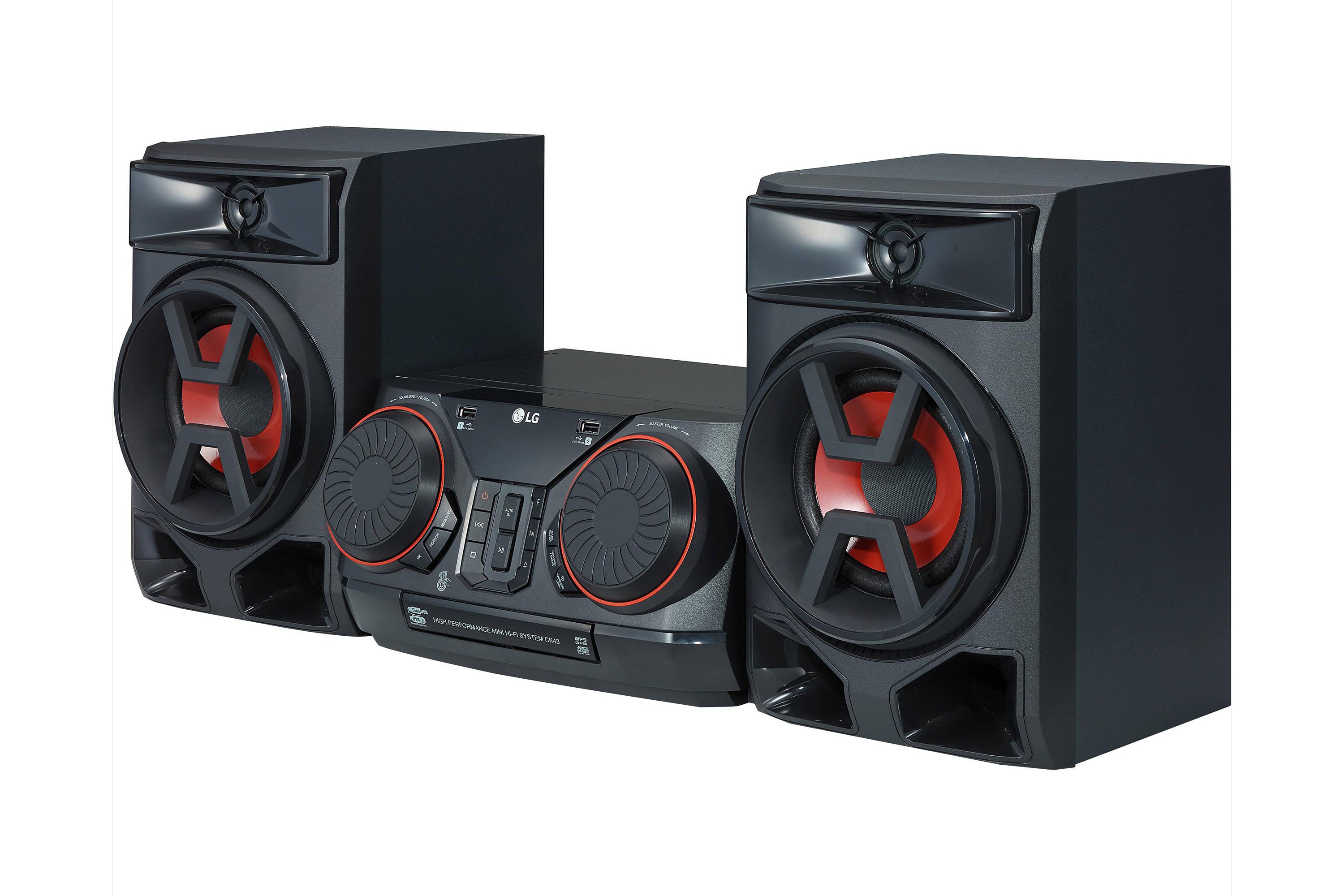 Hi fi system store with bluetooth speakers