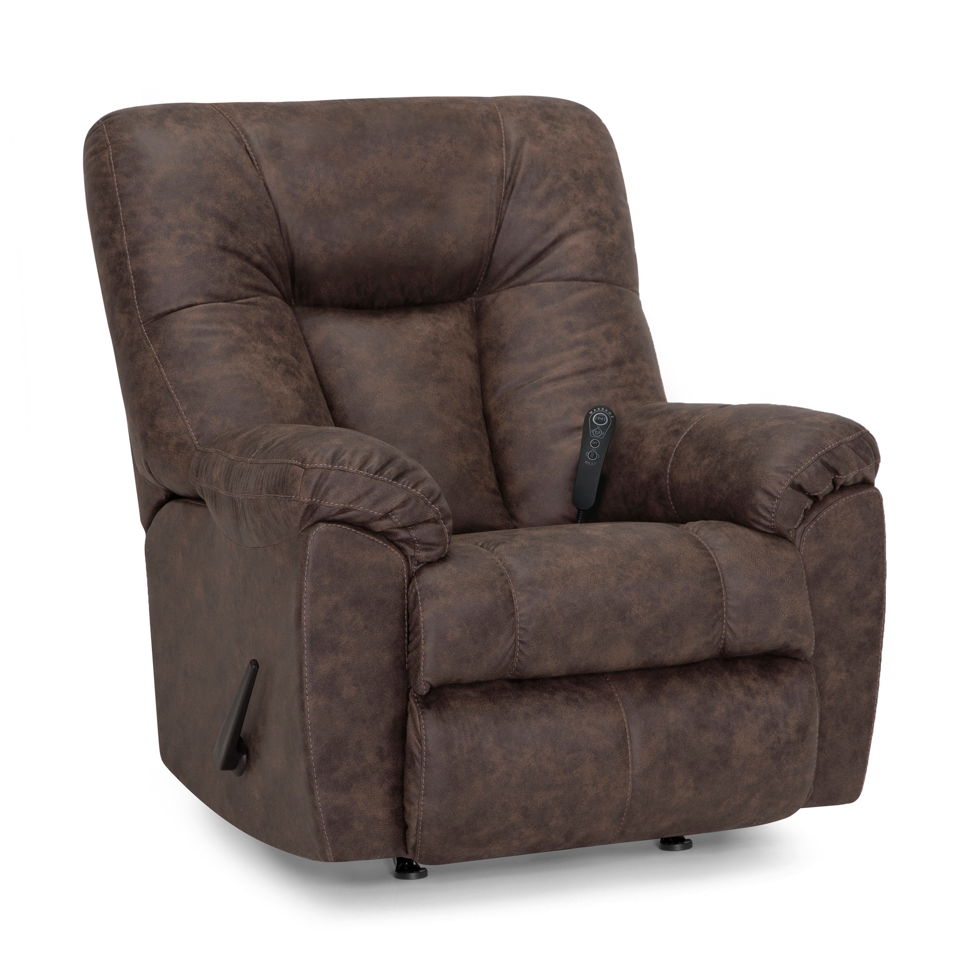 Hudson slate swivel online recliner