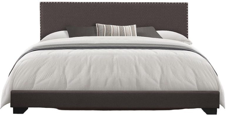 driehoek schudden Consumeren Lifestyle Charcoal King Upholstered Bed - Farmers Home Furniture