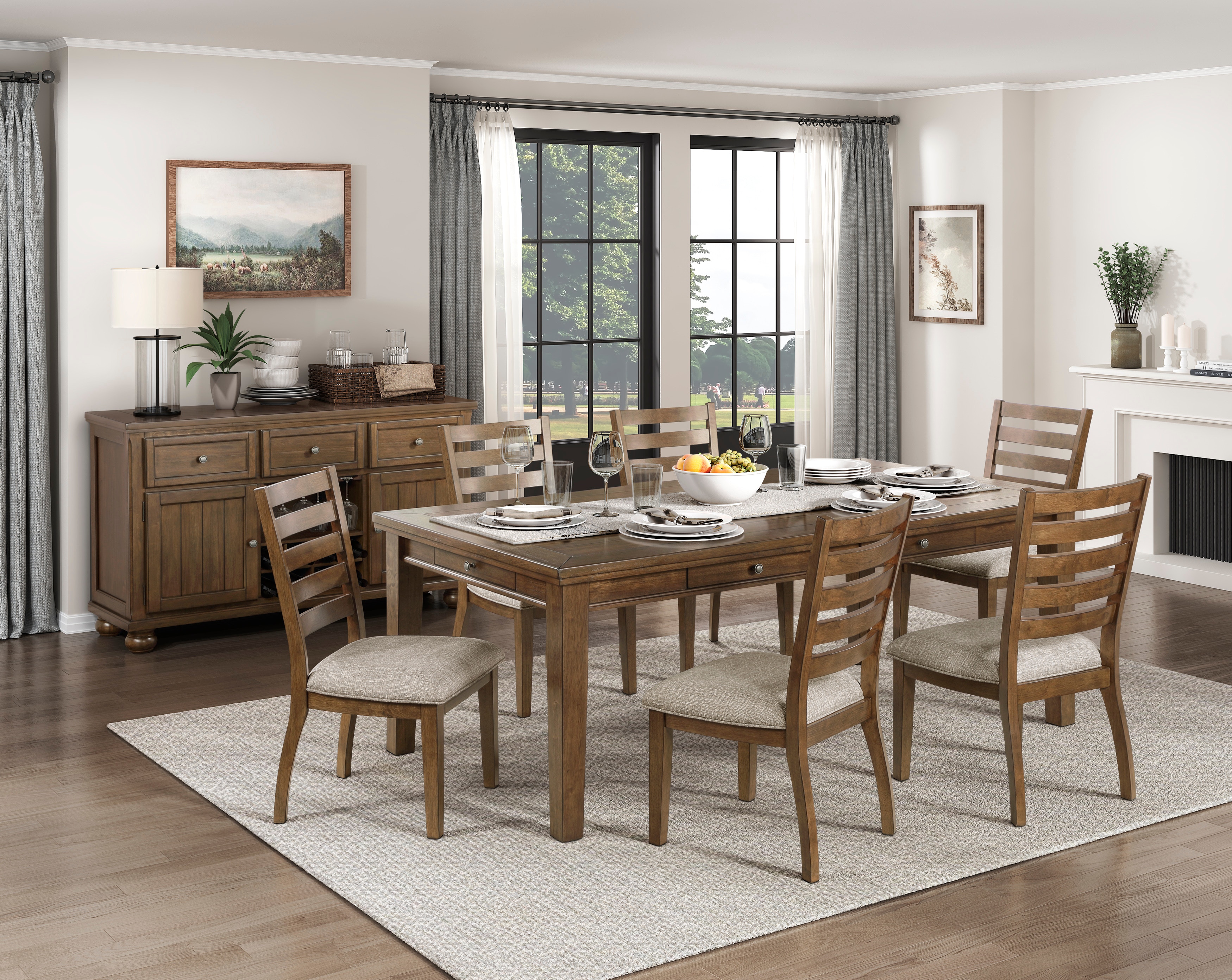 Kitchen dining table discount chairs