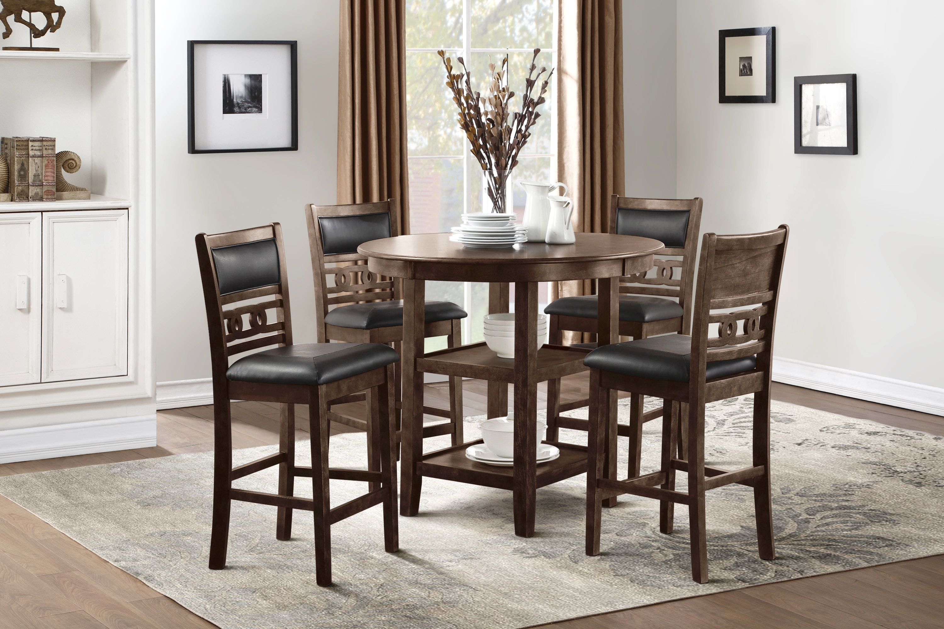 5 piece caylie dining deals table set