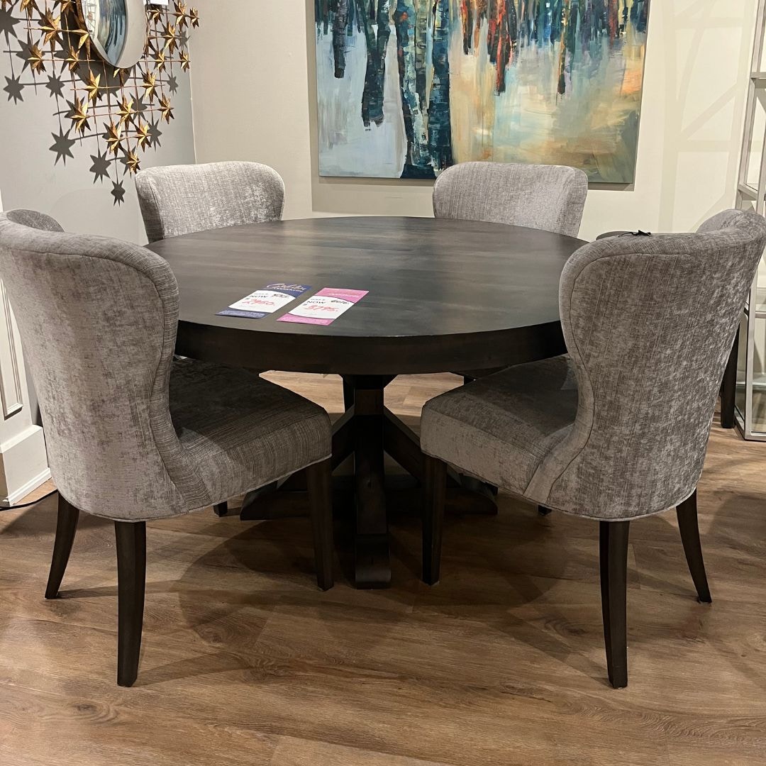 Bermex Casual Dining Round Table 4qty Chairs C037332/33