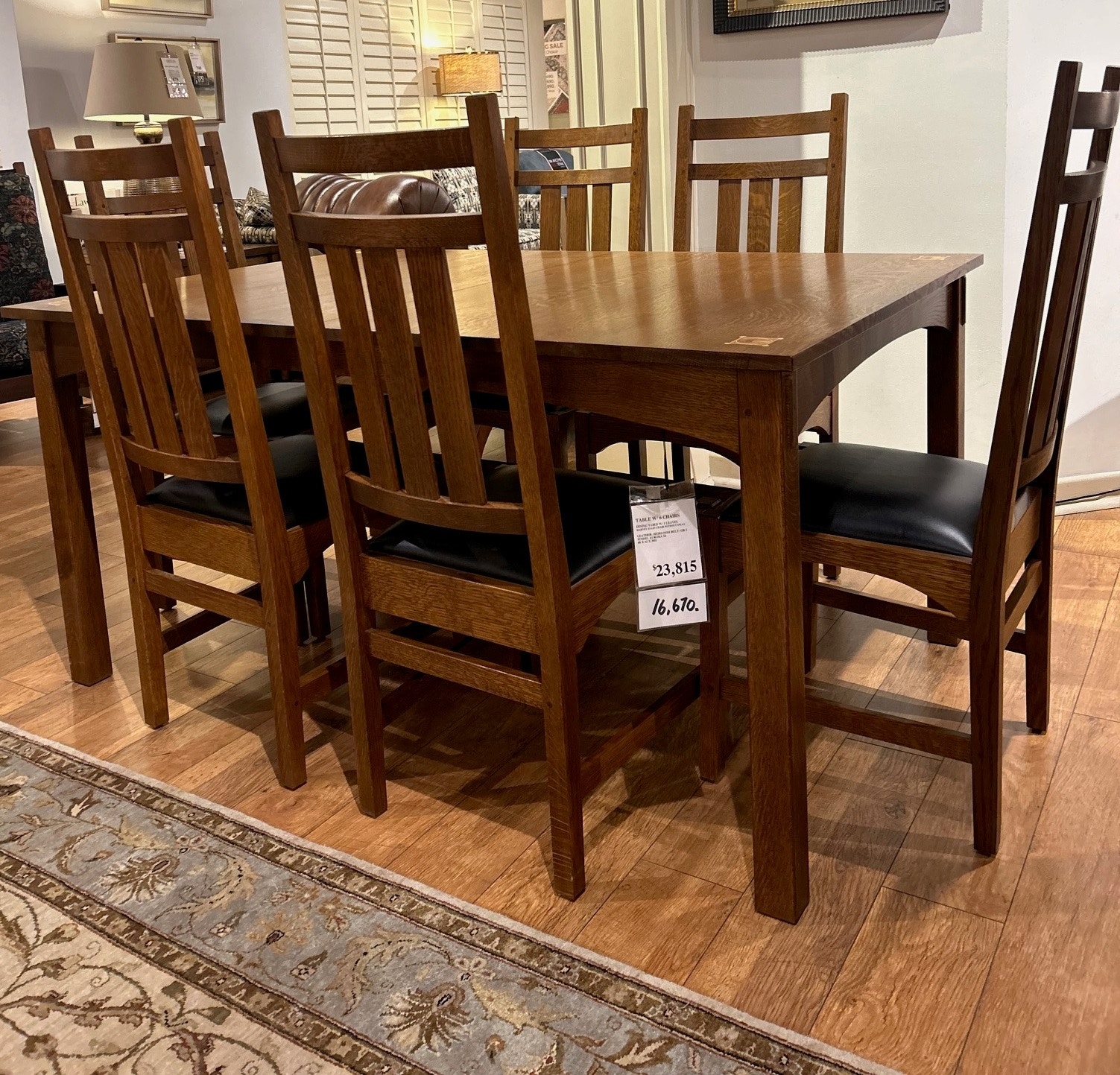 Stickley harvey ellis dining table discount