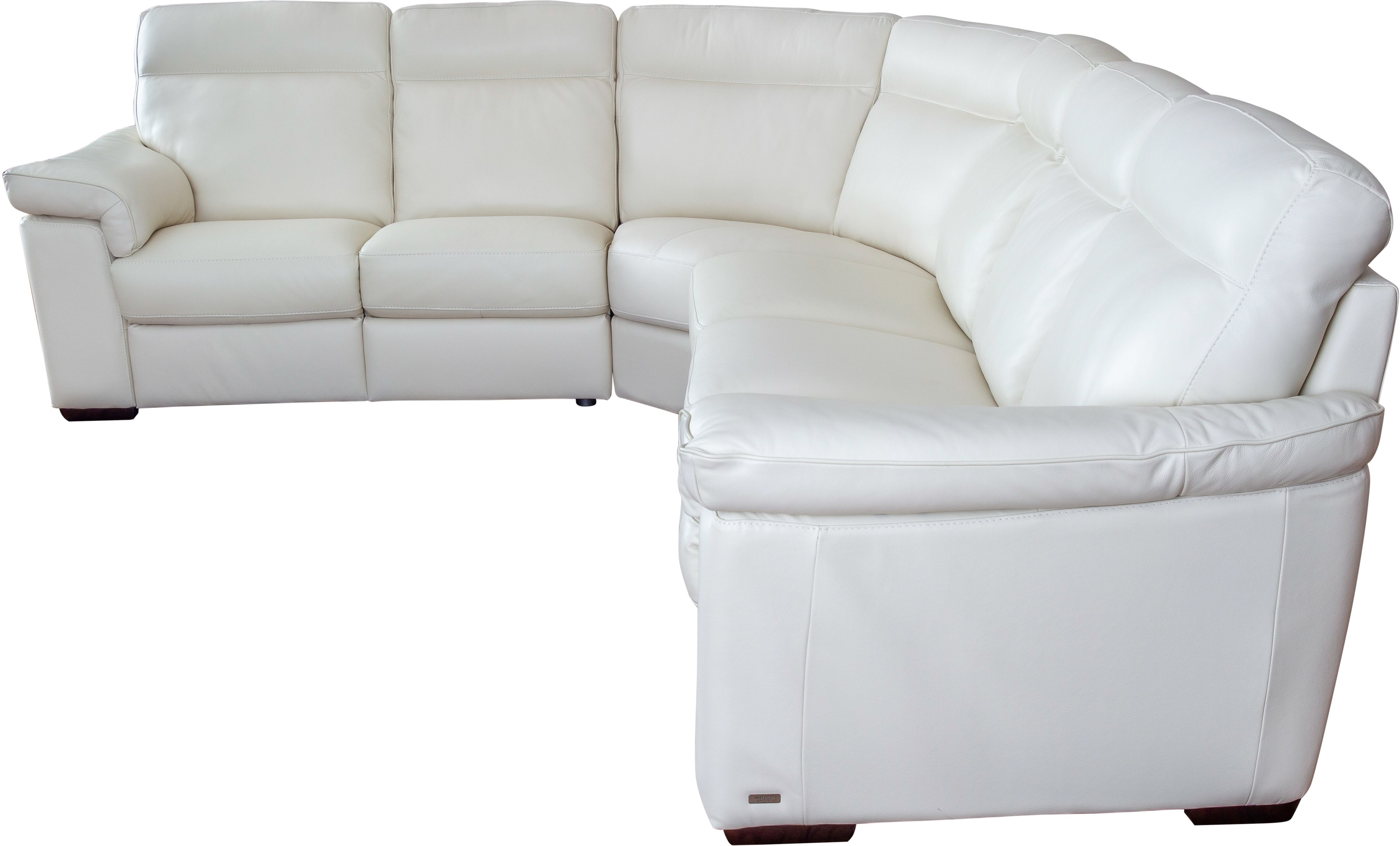 Natuzzi Editions 4pc Power Myers, Gallery Florida Leather Sectional Fort - - FL Reclining
