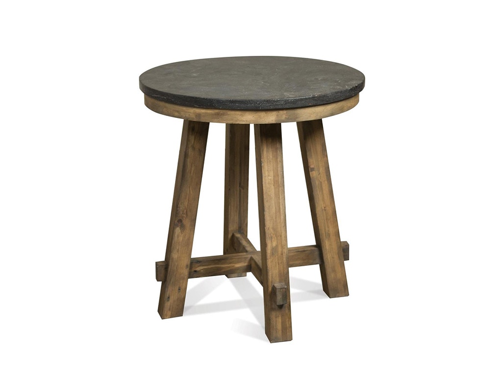 Riverside Weatherford Round End Table 16511
