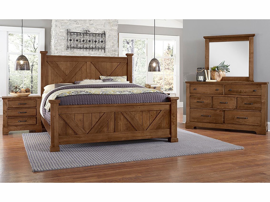 Vaughan Bassett Furniture Company Bedroom Solid Maple Birch Bed 174 557 Bed Furniture Market