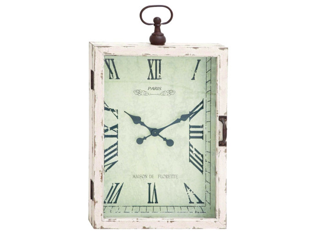 UMA Home Decor UMA Wood & Metal Wall Clock 20274 - Furniture