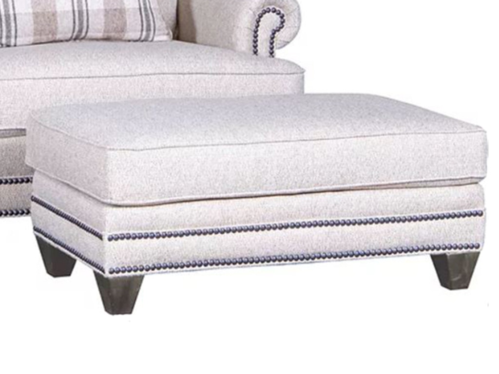 American Heritage by Mayo Up River Fabric Ottoman 2286F50