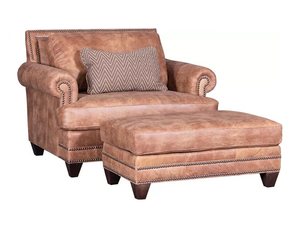 American Heritage by Mayo Up River Leather Chair 2286L40