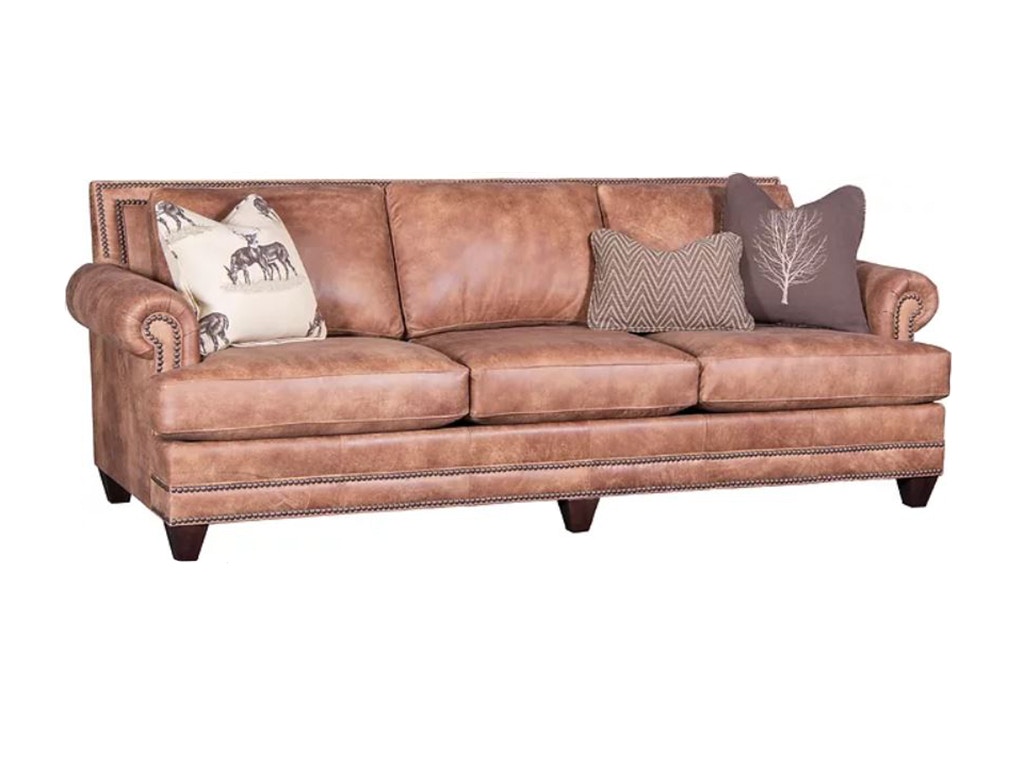 American Heritage by Mayo Up River Leather Sofa 2286L10