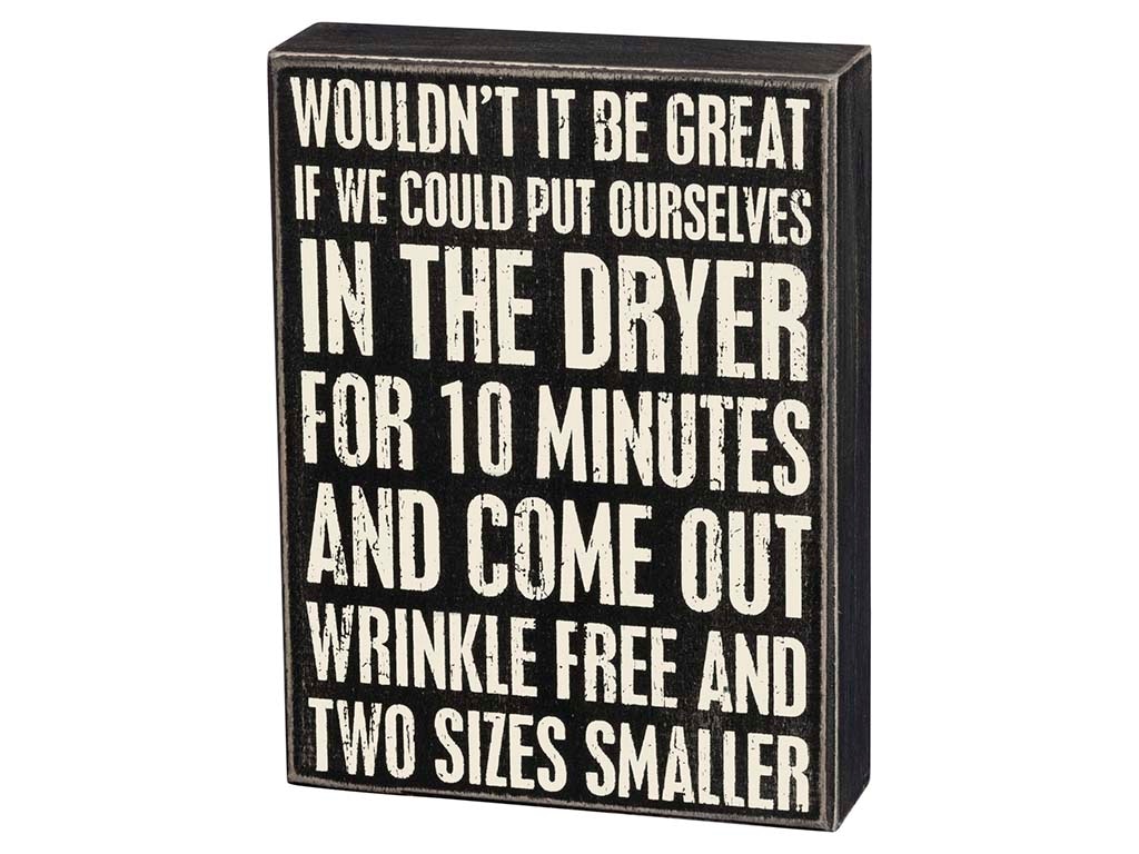 Primitives By Kathy Accessories Wrinkle Free Box Sign 23576 Furniture Market Austin Tx