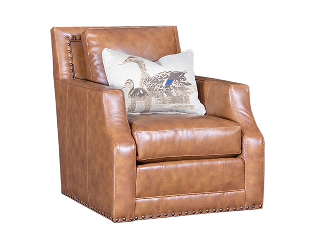 American Heritage by Mayo Living Room Blue Ridge Leather Chair