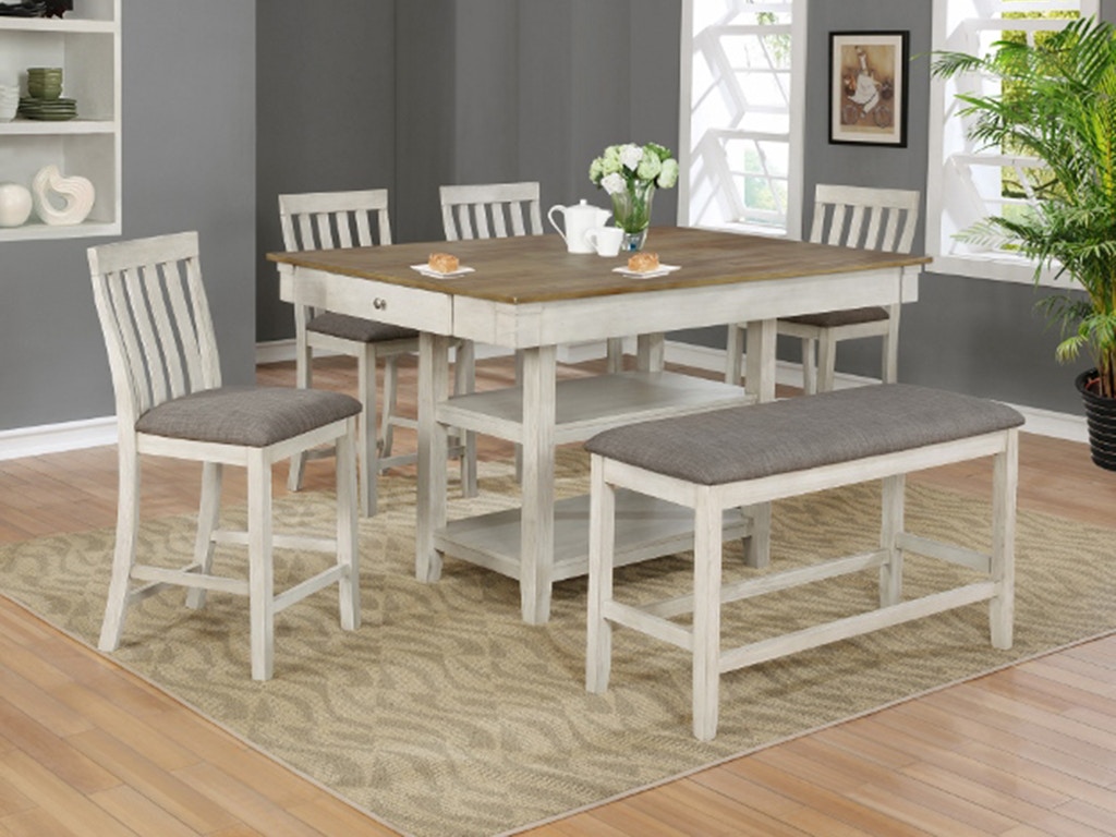 Crown Mark Casual Dining Nina Counter Height Dining Table 2715