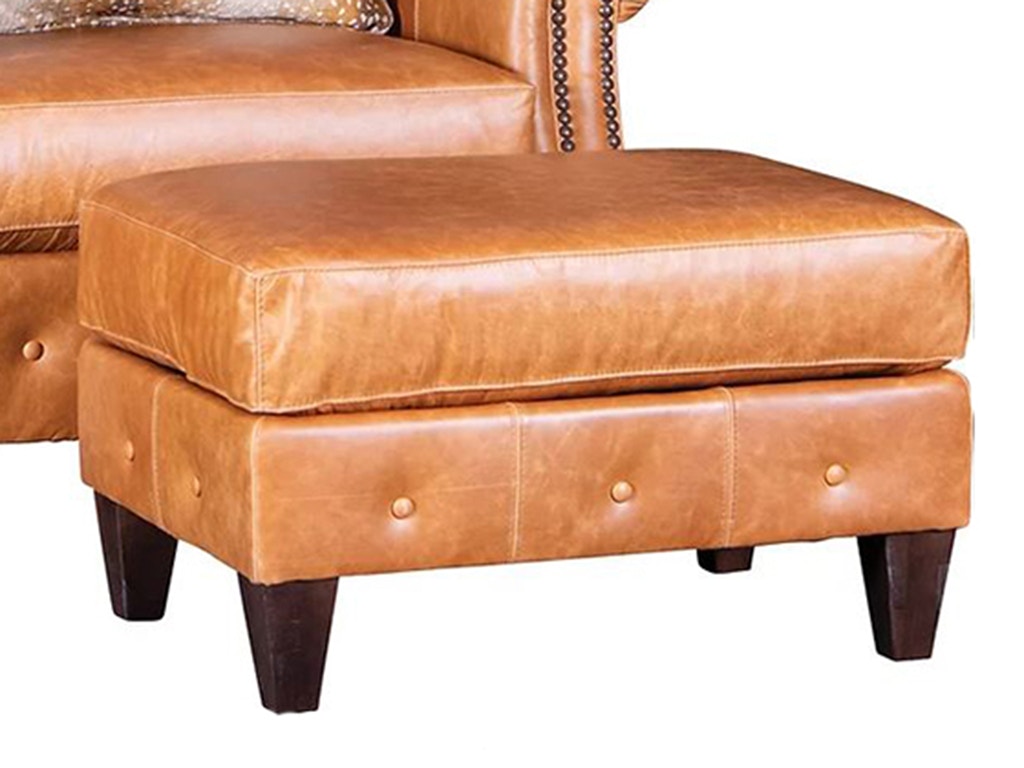 American Heritage by Mayo Obsession Leather Ottoman 3386L50