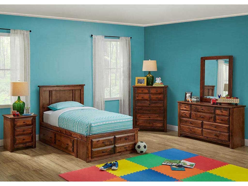 Laguna Platform Storage Bed Twin AC