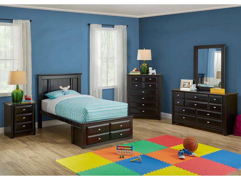 Laguna Platform Storage Bed Twin BC