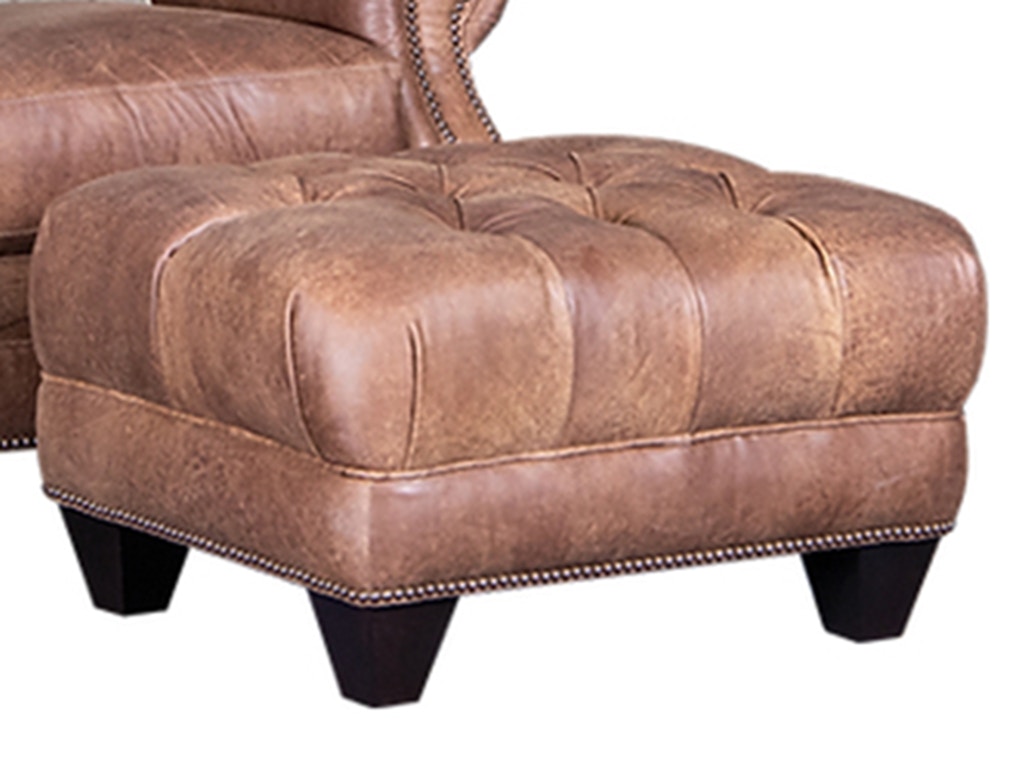 American Heritage by Mayo Brazos Leather Ottoman 4786L50