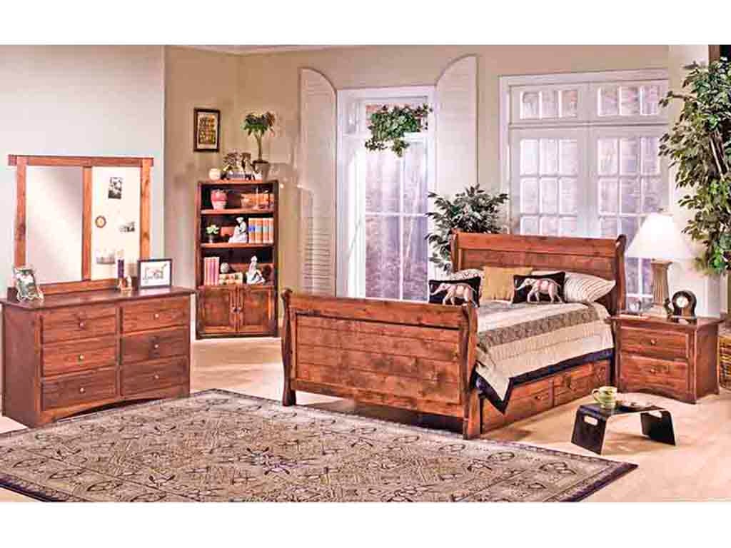 Trendwood SLEIGH BED TWIN in Cocoa Finish Sedona Sleigh CO