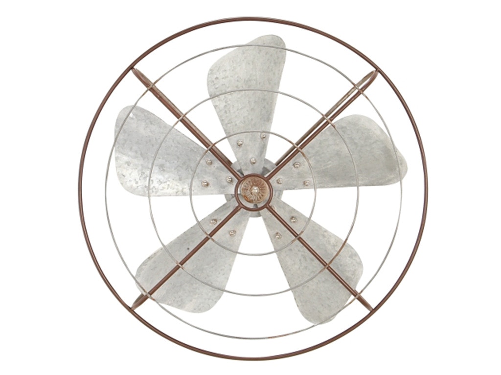 UMA Home Decor UMA Metal Fan Wall Decor 53382
