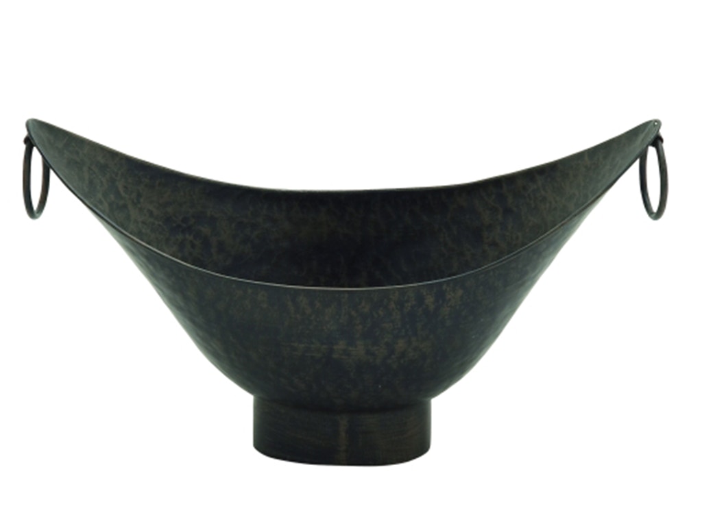 UMA Home Decor UMA Metal Oval Bowl 65468