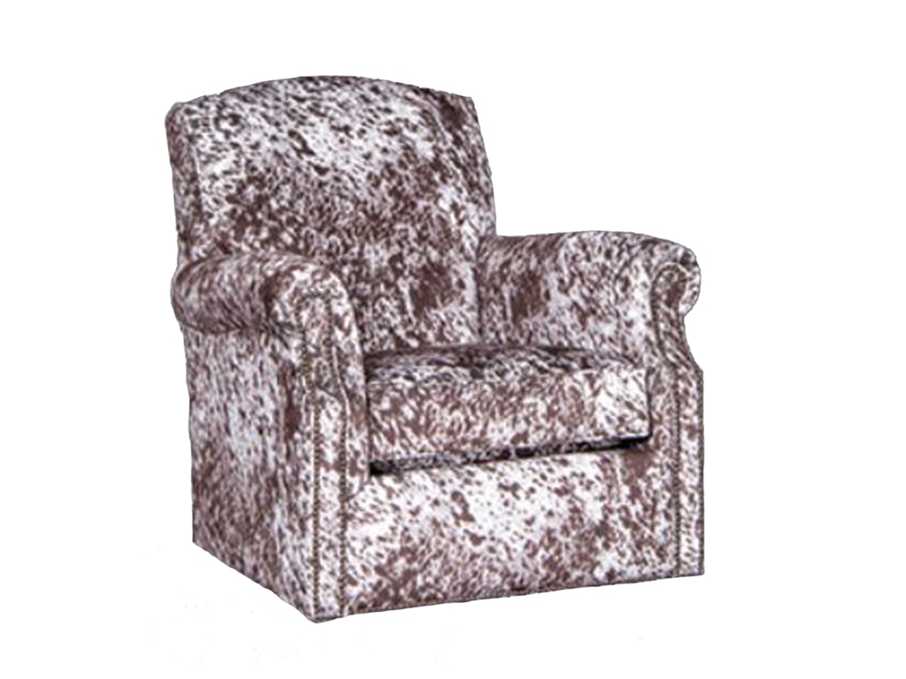 American Heritage by Mayo Sandbar Fabric Swivel Chair 9686F42