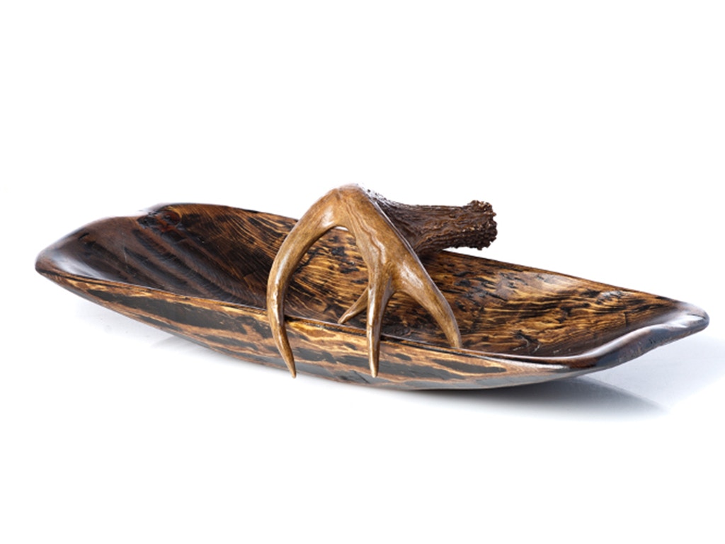 Mexican Country Imports Antler Bowl - Black ABB